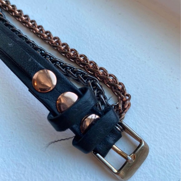 La Mer: Rose Gold-Plated Wrap Watch - Picture 4 of 7